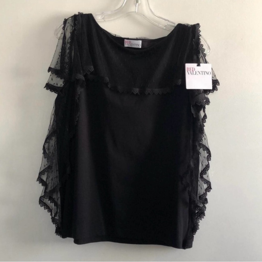 Red Valentino black blouse
